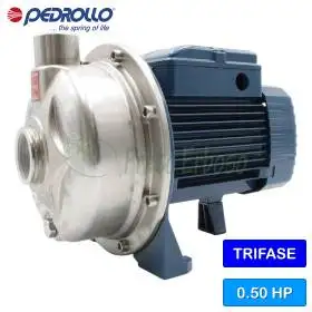 CP 130-ST4 - Electrobomba centrífuga de acero inoxidable trifásica de 0,50 HP Pedrollo - 1 CP 130-ST4 - Electrobomba centrífuga de acero inoxidable trifásica de 0,50 HP Pedrollo - 1