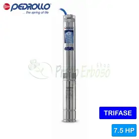 Pompă electrică submersibilă trifazată 4SR 18/22 N-PD - 7,5 CP Pedrollo - 1