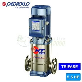 HT 30/2-PRO - Bomba eléctrica multietapa vertical trifásica de 5,5 HP Pedrollo - 1