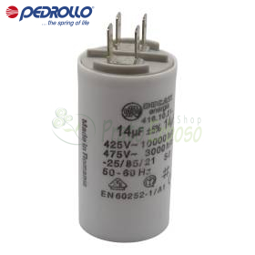 Condensador de 14 F - 14 microfaradios y 450 VL