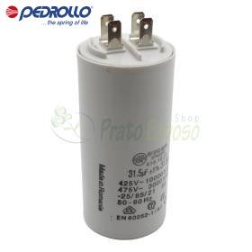 Kondensator 31 F - 31,5 mikro farad 450 VL Pedrollo - 1