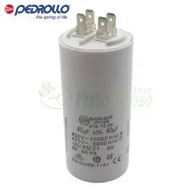 40 F - 40 micro farad capacitor 450 VL
