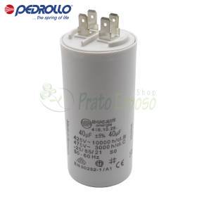 40 F - kondensator 40 mikro farad 450 VL