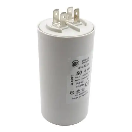 50 F - 50 micro farad 450 VL condensator Pedrollo - 1