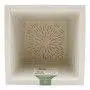 Millennium - Jarrón cubo perla 25cm