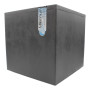 Millennium R Cube - Vaso a cubo da 49 cm antracite