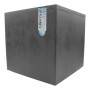 Vase cube Millennium R - 49 cm, couleur anthracite