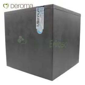 Millennium - Vaso a cubo da 49 cm antracite