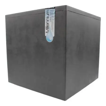 Millennium - Vaso a cubo da 49 cm antracite