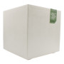 Cube Millennium R - Vase cube perle de 49 cm