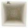 Millennium - Jarrón cubo perla 49cm