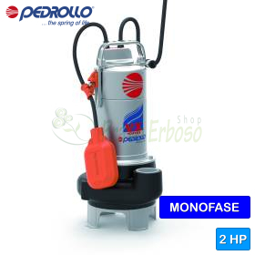 VXm 20/35 - Pompe électrique monophasée VORTEX Pedrollo 2 CV pour eaux usées - 1 VXm 20/35 - Pompe électrique monophasée VORTEX Pedrollo 2 CV pour eaux usées - 1