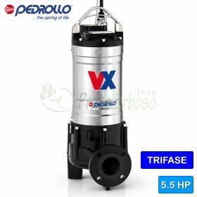 VX 55/80 - 5,5 PS dreiphasige VORTEX-Elektropumpe für Abwasser Pedrollo - 1