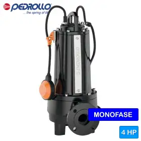TR 3 AP - Pompe électrique submersible monophasée 4 CV avec broyeur Pedrollo - 1