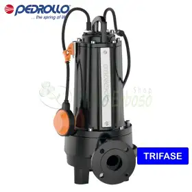 TR 6 - 8 HP single-phase submersible electric pump with grinder Pedrollo - 1
