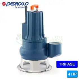 Bomba de aguas residuales VORTEX trifásica VXC 40/65 de 4 HP