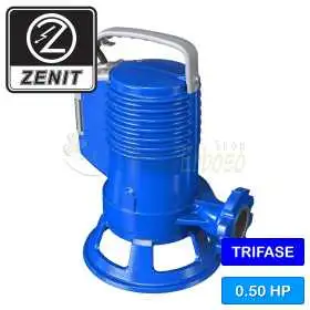50/2/G40V A1BT5NCQNAE - Pompë elektrike trefazore VORTEX 0.50 HP për ujëra të ndotura Zenit - 1
