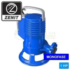Pompe électrique VORTEX monophasée 1 CV 100/2/G40V A1BM5NCQTC pour eaux usées Zenit - 1