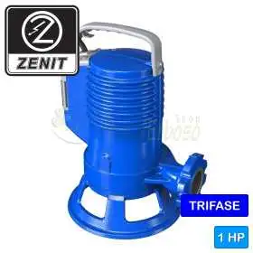 100/2/G40V A1BT5NCQNAE - Elettropompa VORTEX per acque luride trifase da 1 HP Zenit - 1