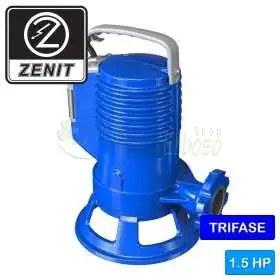 copy of 150/2/G50V A1CM5NCQTC - 1.5 HP single-phase VORTEX electric pump for waste water Zenit - 1