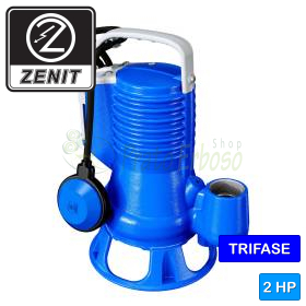 Bomba sumergible VORTEX 200/2/G50V 2 HP para aguas residuales Bomba sumergible VORTEX 200/2/G50V 2 HP para aguas residuales
