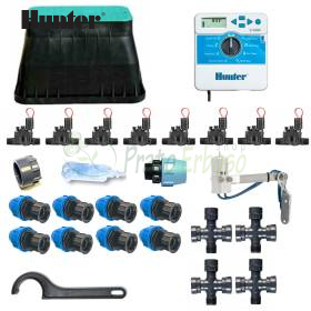 Kit irrigazione Hunter 8 zone 24V con centralina X CORE 8