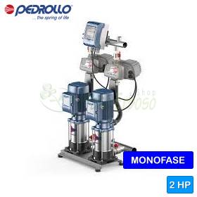 GP2Wm - FCR 80/5 - Single-phase 2x1 HP pressure booster set Pedrollo - 1