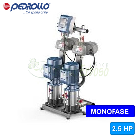GP2Wm - FCR 100/5 - Gruppo di pressione monofase da 2x1.25 HP - Pedrollo