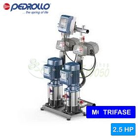 GP2W - FCR 100/5 - Grupo presurizador trifásico, 2 x 1,25 CV - Pedrollo