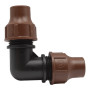 Serrure BF-22 - Coude avec bague de 16 mm