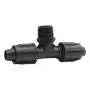 GG-TDMC-C16 - Tee con ghiera 16 mm x 1/2"