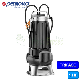 VXC 10/45 - 1 PS dreiphasige VORTEX-Abwasserpumpe
