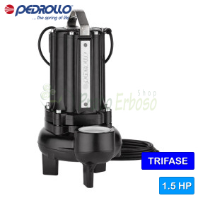 VXC 15/50 - 1,5 PS dreiphasige VORTEX-Elektropumpe für Abwasser -