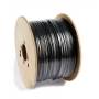 Bobine de 762 mètres de câble noir de section 1 x 2,5 mm²
