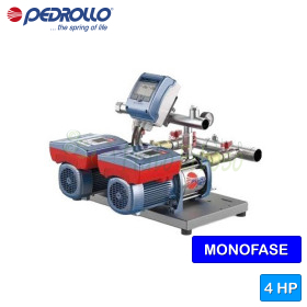 VSP2m-FCR 80/130 - Gruppo di pressione monofase 2x2 HP - Pedrollo