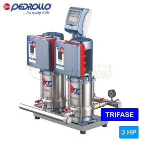 VSP2-HT 3/5 PRO – Dreiphasen-Druckverstärker-Set 2x1,5 PS – Pedrollo