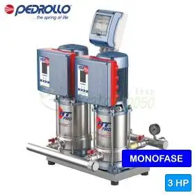 VSP2m-HT 5/3 PRO - Single-phase pressure booster set 2x1.5 HP Pedrollo - 1