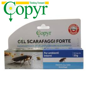 Gel scarafaggi forte - Siringa insetticida 25 gr Copyr - 1