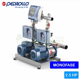 GP2Wm - FCR 100/5 - Grup presioni me një fazë 2x1.25 HP