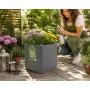Jardinieră Millennium R Cube - 25 cm antracit