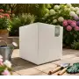 Vase cube Millennium R - 39 cm, perle