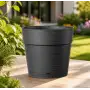 Save pot - 20 cm round anthracite vase - Deroma