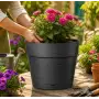 Ghiveci Save - ghiveci rotund antracit de 38 cm