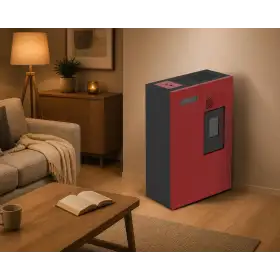 Camilla 4.6 kW red pellet stove by Punto Fuoco Camilla 4.6 kW red pellet stove by Punto Fuoco