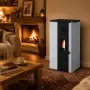 Soba pe peleți Noa 6,3 kW - design alb
