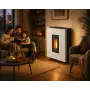 Tabla 7 - Stufa a pellet da 7 Kw bianco