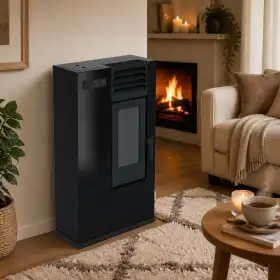 Sobă pe peleți Susy neagră 7,5 kW