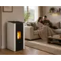 Elane 9.0 - Stufa a pellet da 8.5 Kw bianco