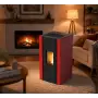 Elane 9.0 red pellet stove 8.5 kW