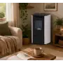 Vania - Stufa a pellet da 9.5 Kw bianco